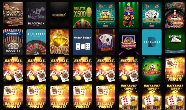 Uspin Casino jeux table